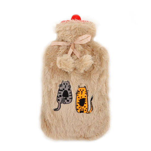 Biggdesign Cats Beige Hot Water Bottle