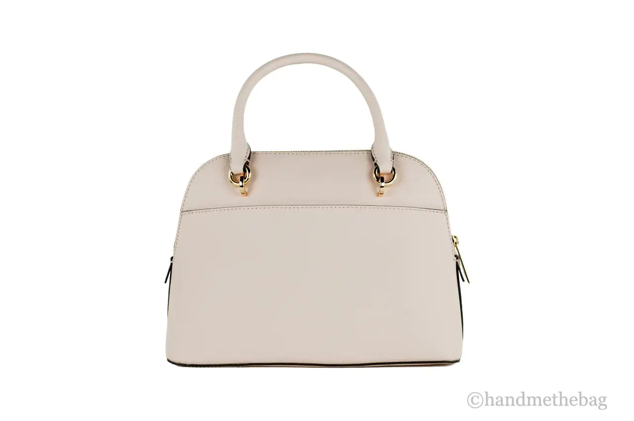 Michael Kors Jet Set Travel Medium Powder Blush Leather Dome X Cross Satchel Bag