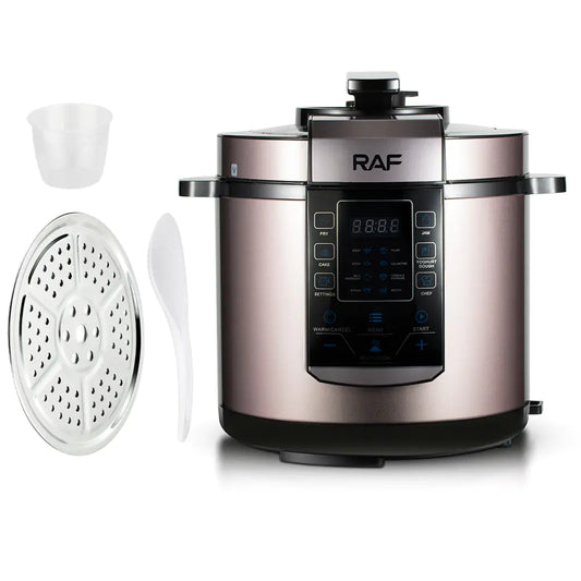 6L Multi-Function Electric Pressure Cooker and Rice Cooker