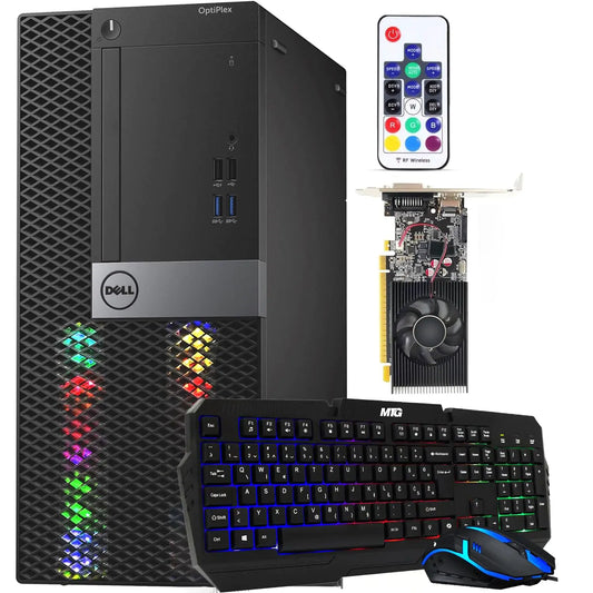 Dell RGB Gaming Tower Computer Windows 10 Pro (Renewed)