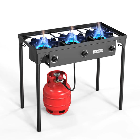 ROVSUN 3 Burner Propane Gas Stove
