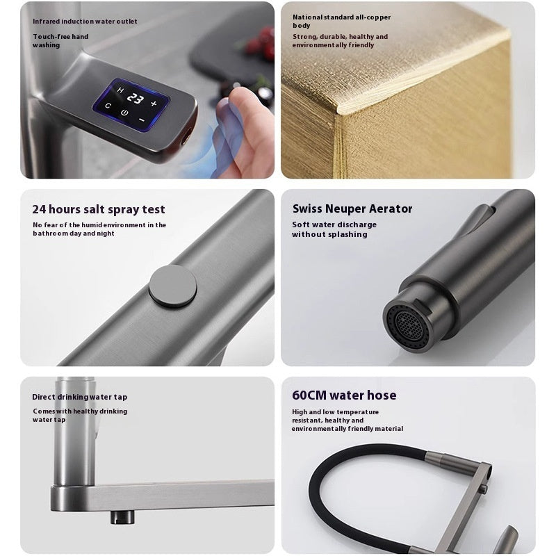 Kitchen Faucet Intelligent Induction Household