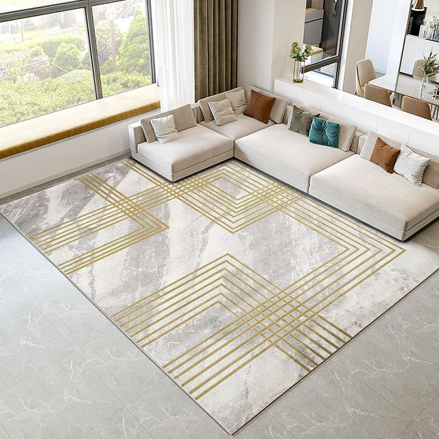 Modern Polypropylene Carpets for Living Room Sofas