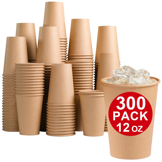 Selektors Fraternity Clothing’s 12 oz Kraft Paper Cups – Pack of 300