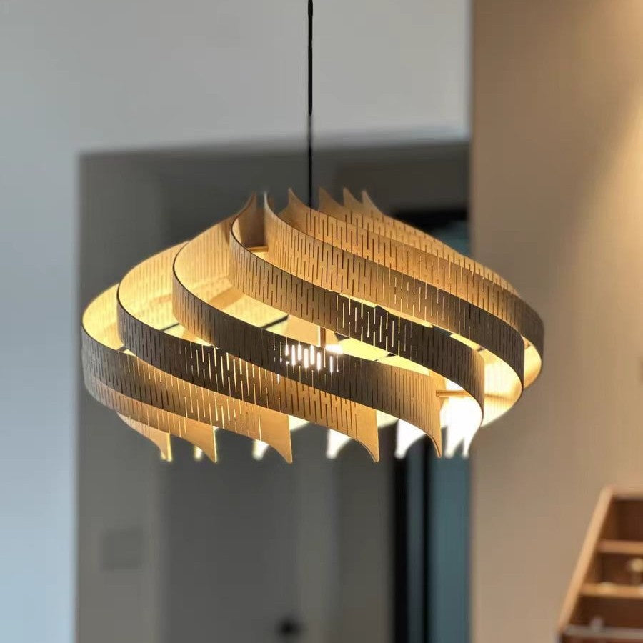 Retro Spiral Chandelier Perfect For Dining Rooms Studies Bedrooms And Bars