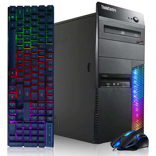 Lenovo Gaming PC Desktop Computer (Renewed)