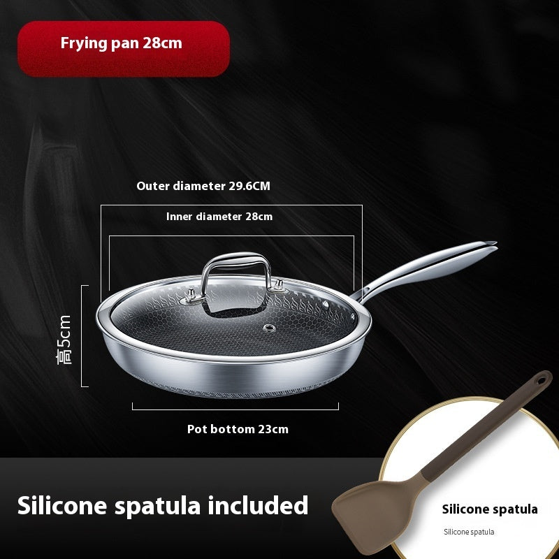 Stainless Steel Double-sided Honeycomb Non-stick Pan