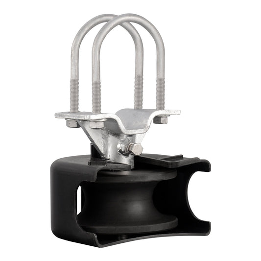 Sliding Gate Kit, Rolling Gate Hardware Kit W/ U-Shaped Wheel Groove For Cantilever Sliding Gates And Rolling Door, Sliding Gate Rollers 4 Track Wheels W/ Cover, Heavy Duty Sliding Roller,Black