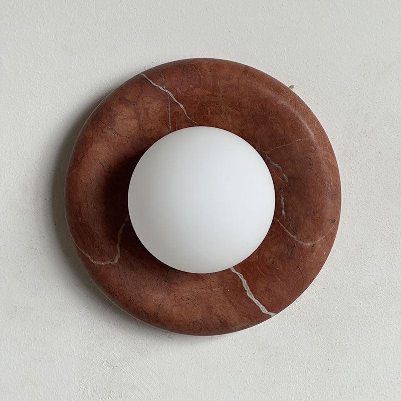 Natural Jade Wall Lamp French Entry Lux