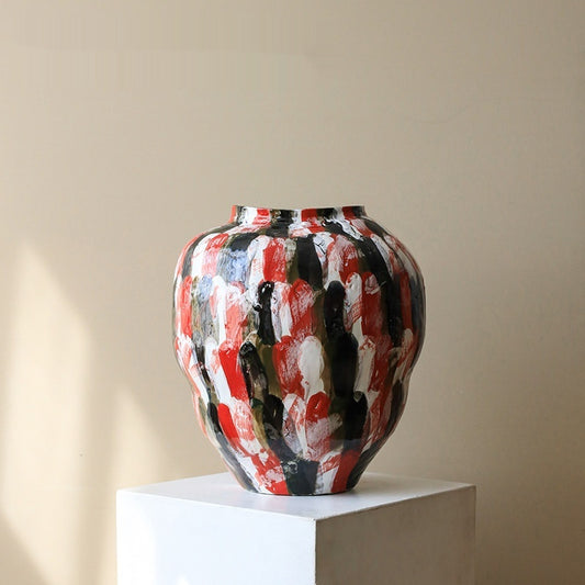 Artistic Ceramic Vase For The Entryway Or Living Roomlarge Size