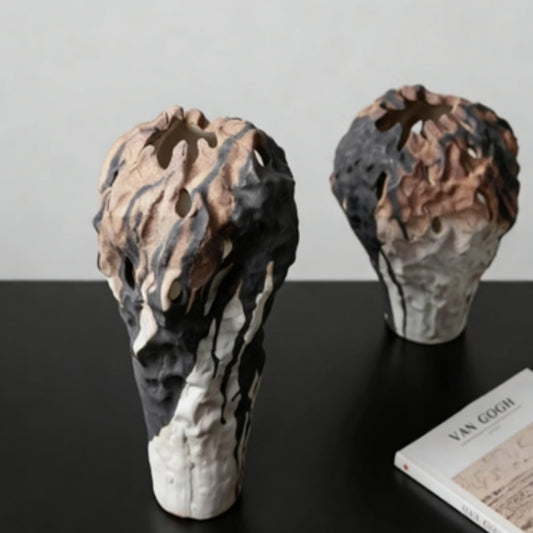Wabi-sabi Style Ceramic Classic New Chinese-style Art Vase