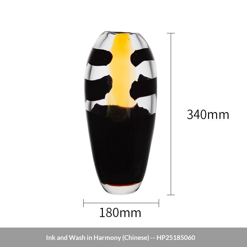 Black Vintage Glass Vase For Floral Arrangementssophisticated And Upscale