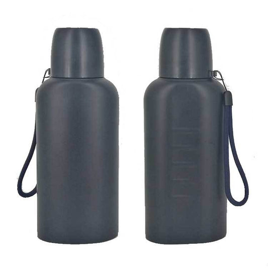 Flat Vacuum Flask Pure 304 Stainless Steel Outdoor Portable