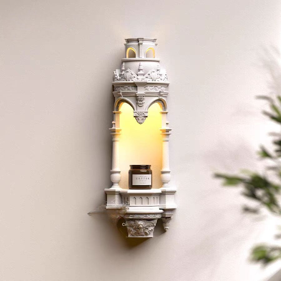 Aromatherapy Plaster Atmosphere Wall Lamp For Altar Corridor