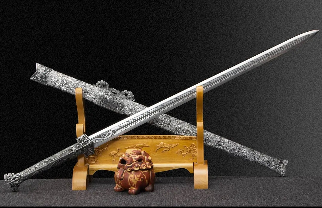 Beast Beak Integral Sword High Manganese Steel Self-Defense Cold Weapon  Collection-Grade  Unsharpened