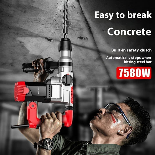 Multi-functional Impact Drill With Clutch Electric Hammer Electric Pick