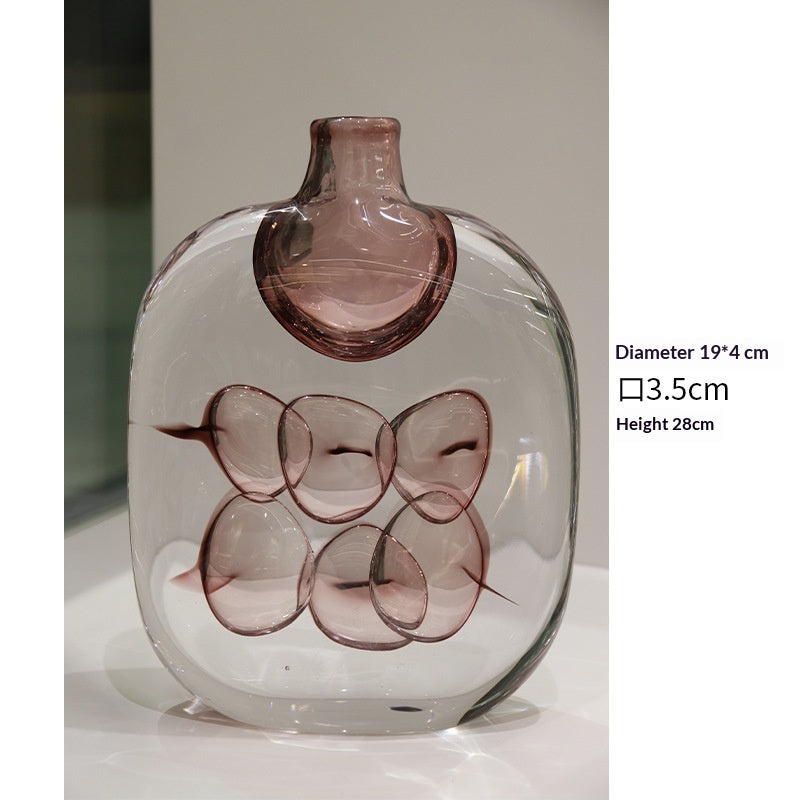 Creative Stained-glass Vase Art Ornament Nordic Style