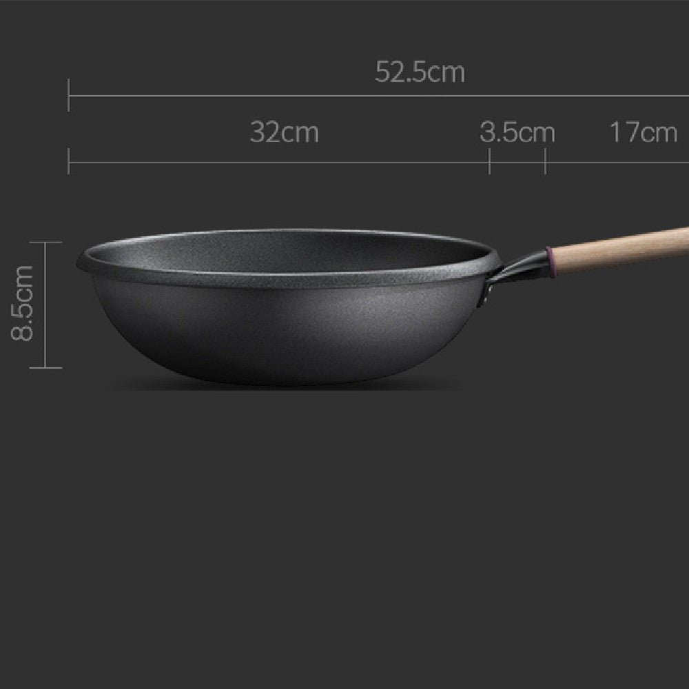 Anti Overflow And Non Stick Household Frying Pan