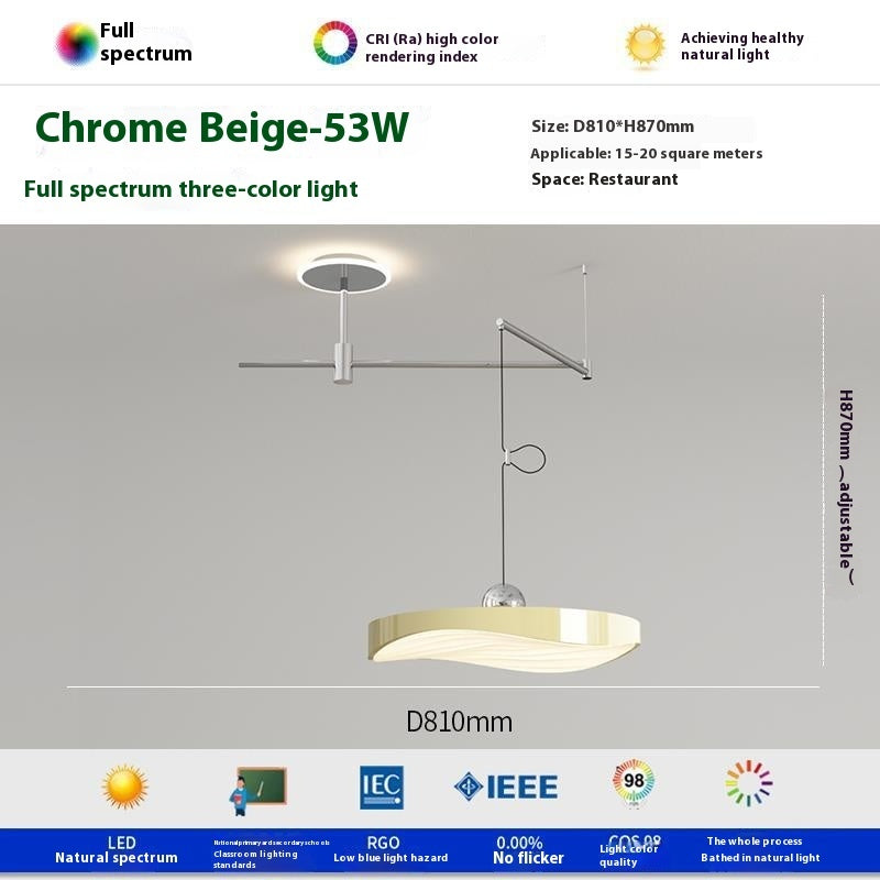 Flying Saucer Rocker Arm Restaurant Chandelier