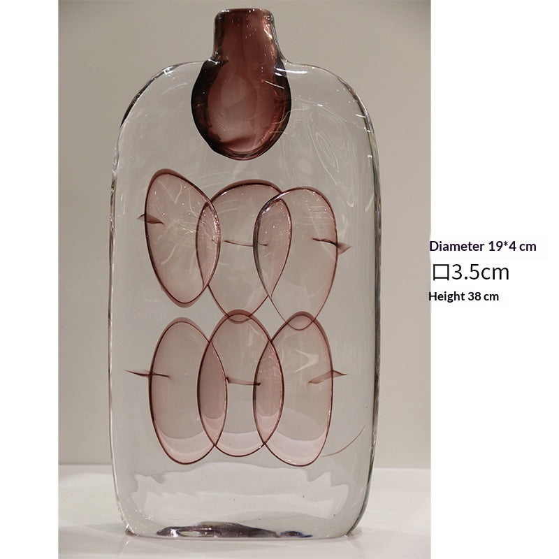 Creative Stained-glass Vase Art Ornament Nordic Style