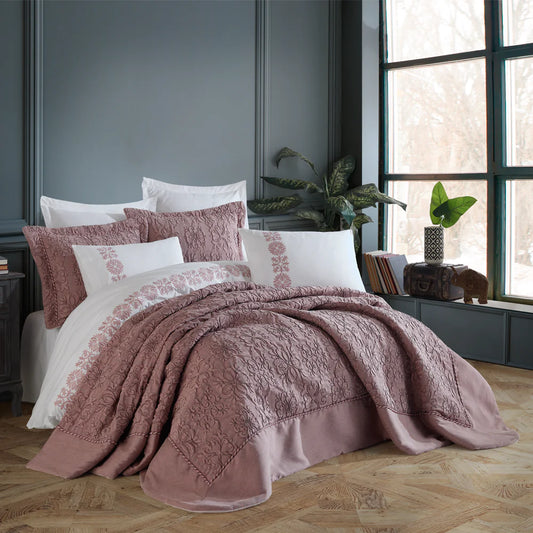 Cashmere Bedding Set - Helen Powder Color