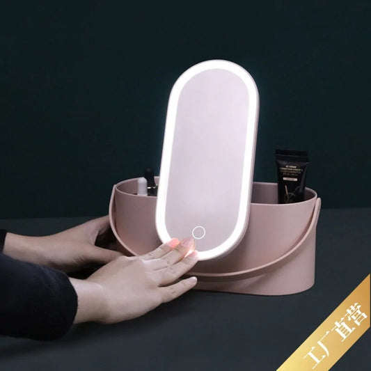 Make-up Box with Make-up Mirror