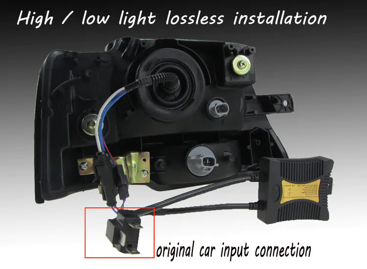 LED Car Headlights with 5W Slim Ballast