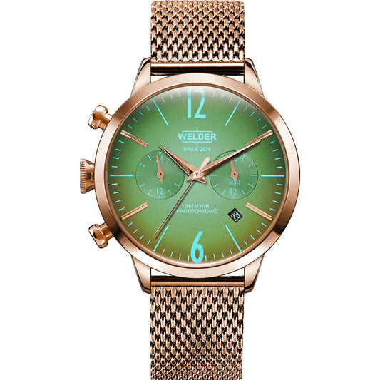 Authentic Welder Moody Bronze and Green Face Women’s Watch #115