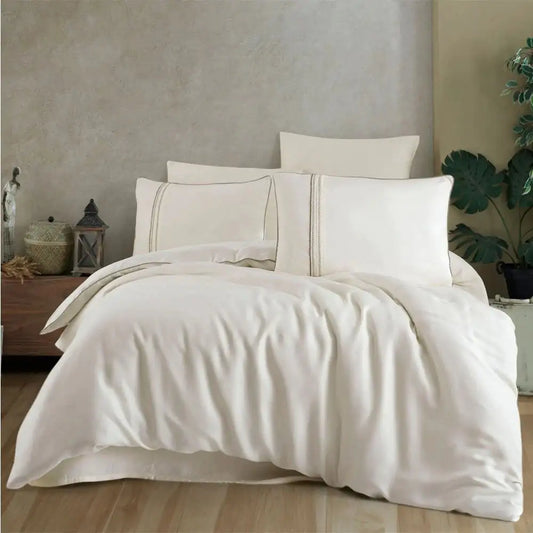 Silk Cream Double Bedlinen