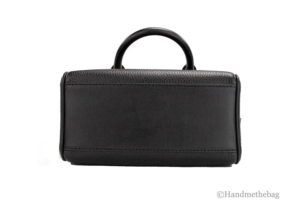 Michael Kors Travel XS Black Leather Duffle Crossbody Bag