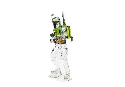 Star Wars Boba Fett 4.87 Inch Colored Crystal Figurine