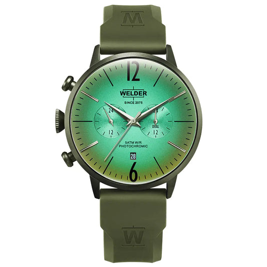 Authentic Welder Moody Men's Watch Glow Green #13