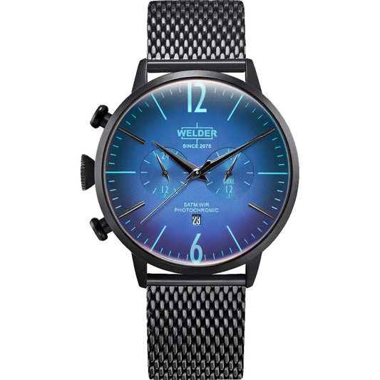 Authentic Welder Moody Deep Blue Face Men’s Watch #27