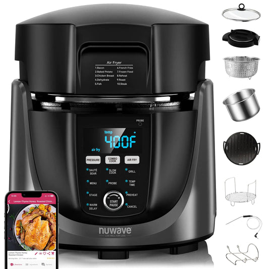 Nuwave Duet Electric Pressure Cooker & Air Fryer Combo