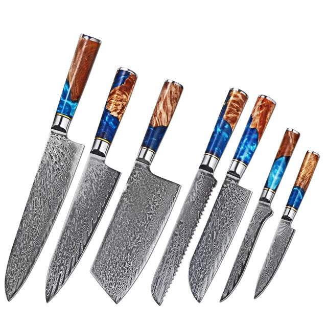 100% Original Japanese Chef Knife Set Kitchen Knife Set