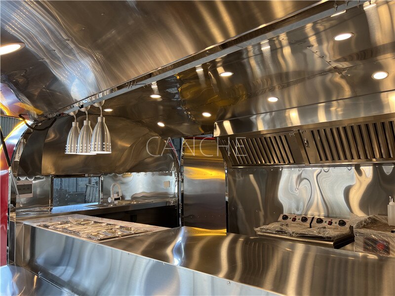 New EEC valid snack food truck concession food trailer