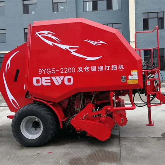 New Round Hay Tractor Baler Machine Mini Round Hay Bailer