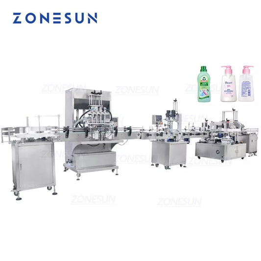 Liquid Filling Capping And Packing Labeling Machine
