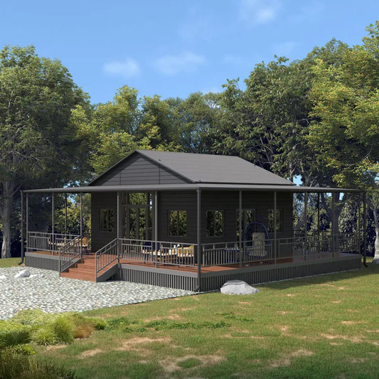 40 Feet Container Home Prefabricated Modular Hotel Luxury Lodge Houses With Toilet Bathroom