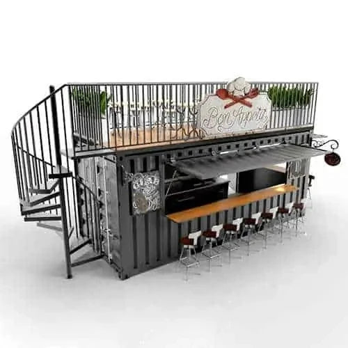 Luxury Mobile Container Coffee Shop Kiosk/Trailer House