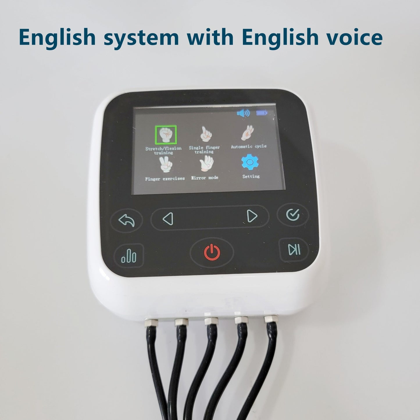 Smart Quality English Hand Rehabilitation Robot Glove for Stroke Patients with Hemiplegia Wrist&amp;finger Function Recovery