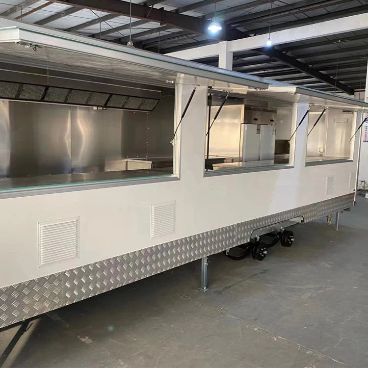 Fully Equipped Food Truck Trailer With Full Kitchen Equipments