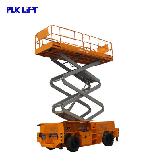 Big Platform Diesel Rough Terrain Scissor Lift