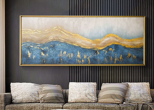 Gold Foil Oil Painting