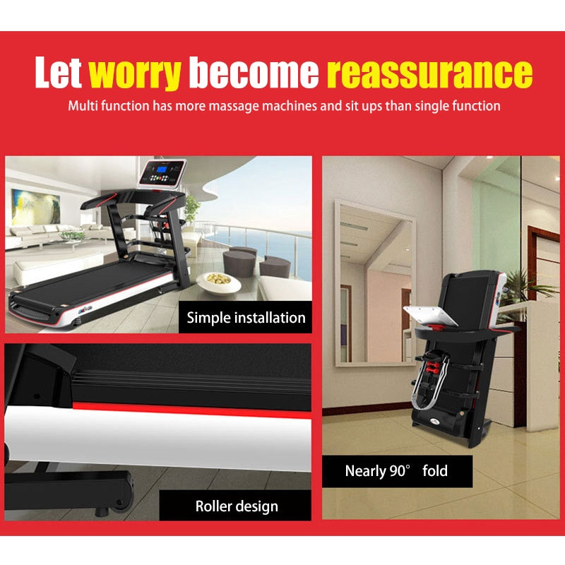 Mute Smart Electric Foldable Treadmill