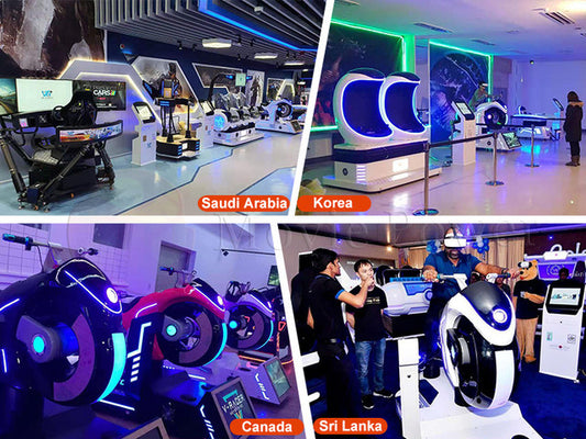 Coin Operated Game 1 Player 9D Vr Motion Motorbike Arcade Game Machine